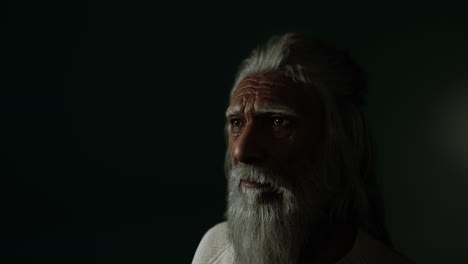Portrait-of-old-indian-man-with-bushy-beard